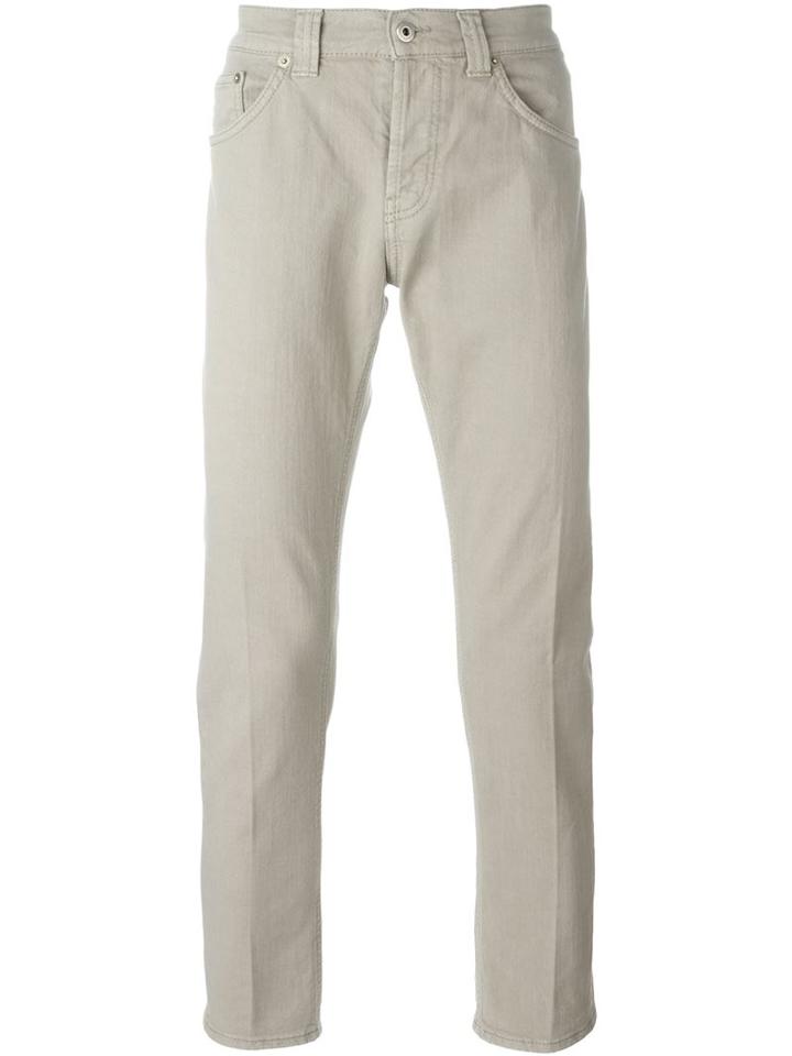 Dondup Classic Slim Jeans, Men's, Size: 31, Nude/neutrals, Cotton/spandex/elastane