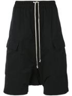 Rick Owens - Cargo Pod Shorts - Men - Cotton/nylon 12 - 52, Black, Cotton/nylon 12