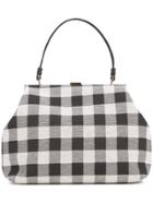 Mansur Gavriel Checked Tote - Nude & Neutrals