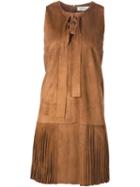 Yves Salomon Fringed Suede Dress