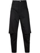 Barbara I Gongini Cut-out Volume Detail Slim Trousers