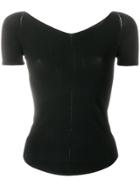 Lemaire Fitted Bardot Top - Black
