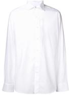Canali Plain Formal Shirt - White