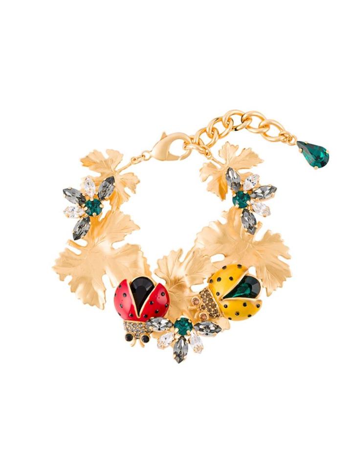 Dolce & Gabbana Lady Bird Leaves Bracelet