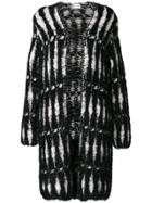 Lanvin Metallic Woven Coat - Black