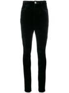 Attico High-waist Fitted Trousers - Black