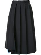 Jil Sander Sequin Detailed Pleated Skirt - Black