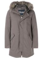 Herno Zipped Parka - Brown