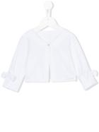 Lapin House - Collarless Cropped Jacket - Kids - Cotton/spandex/elastane - 12 Yrs, Girl's, White