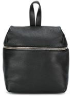 Kara Small Zipped Backpack - Black