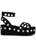 Alexander Wang Sandrah Sandals, Women's, Size: 39, Black, Leather/rubber/metal Other