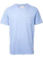 Oliver Spencer Envelope Pocket T- Shirt, Men's, Size: Xl, Blue, Cotton