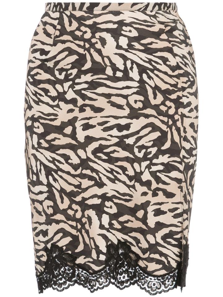Fleur Du Mal James Slip Skirt - Neutrals