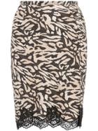 Fleur Du Mal James Slip Skirt - Neutrals