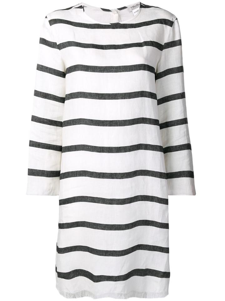 's Max Mara Norma Linen Canvas Tunic - White