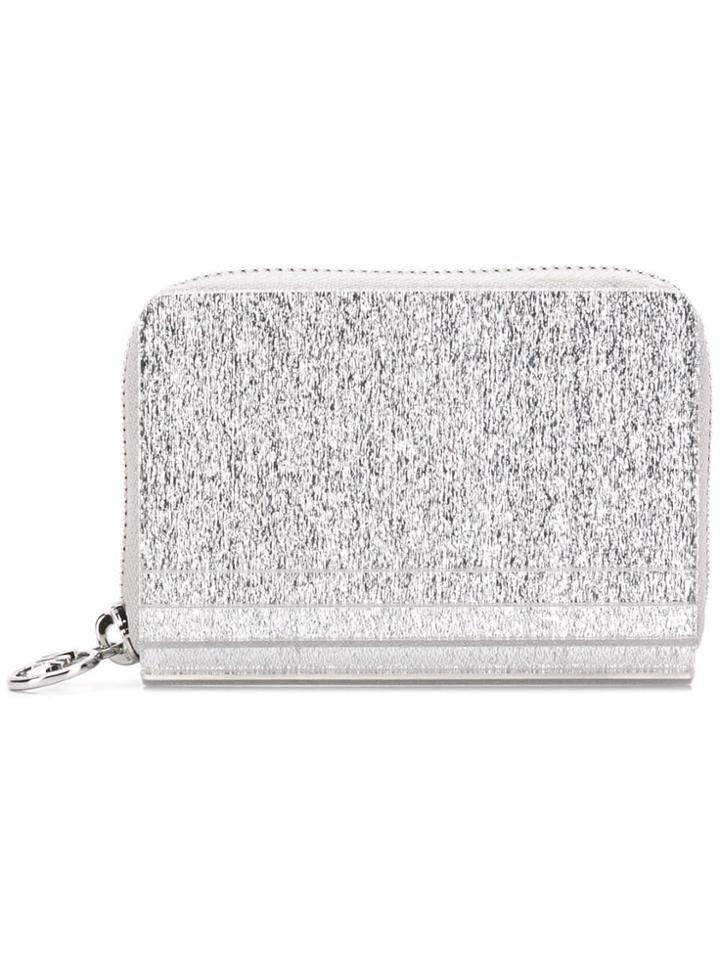 Michael Michael Kors Glittered Wallet - Silver