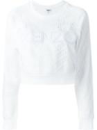 Kenzo Multi Pattern Sweatshirt, Women's, Size: L, White, Cotton