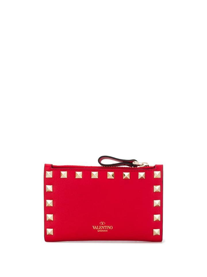 Valentino Valentino Garavani Rockstud Flat Wallet - Red