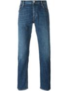 Paul Smith Jeans Straight Leg Jeans, Men's, Size: 36, Blue, Cotton/polyester/spandex/elastane