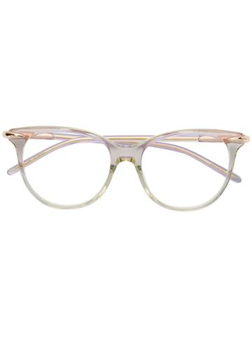 Pomellato Eyewear Transparent Frame Glasses - Nude & Neutrals