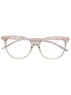 Pomellato Eyewear Transparent Frame Glasses - Nude & Neutrals