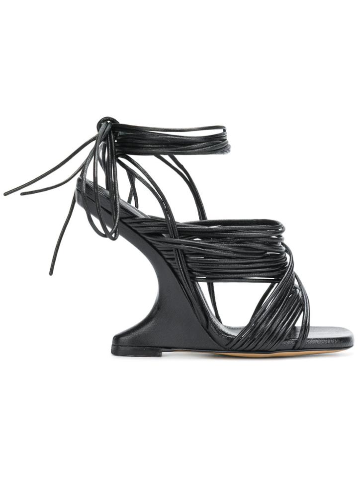 Rick Owens Dirt Tangle Wedges - Black