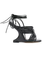 Rick Owens Dirt Tangle Wedges - Black