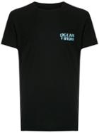 Osklen Organic Rough Ocean Future Print T-shirt - Black