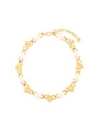 Givenchy Pre-owned Flower & Faux-pearls Necklace - Gold