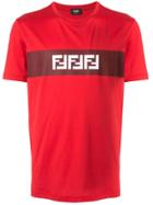 Fendi Ff Motif T-shirt - Red