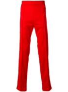 Maison Margiela - Stripe Detail Track Pants - Men - Cotton/polyester - 46, Red, Cotton/polyester
