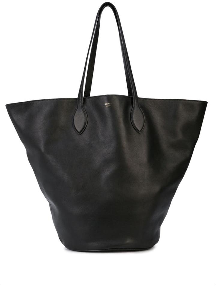 Khaite The Medium Circle Tote Bag - Black