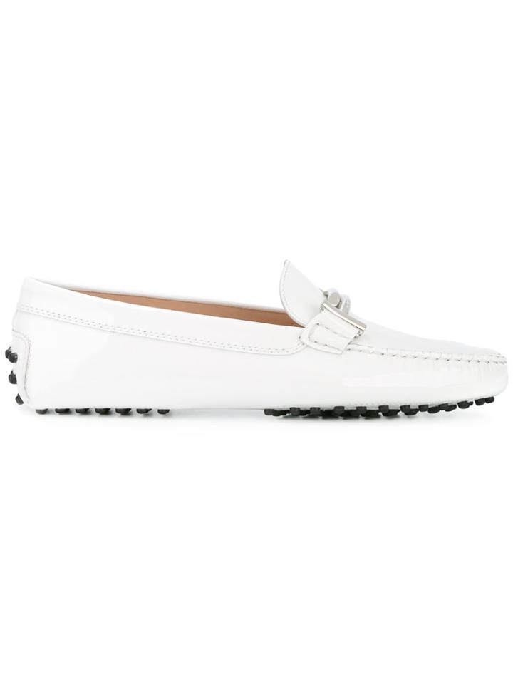 Tod's Classic Bit Loafers - White