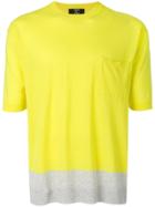 Cabane De Zucca Short-sleeve Knit Sweater - Yellow & Orange
