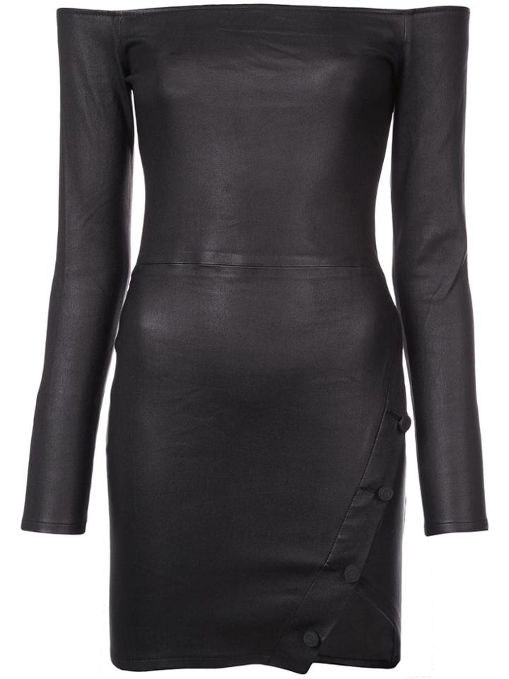 Rta Off-shoulder Dress - Black