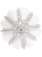 Francesco Demaria 18kt White Gold And Diamond Flower Ring