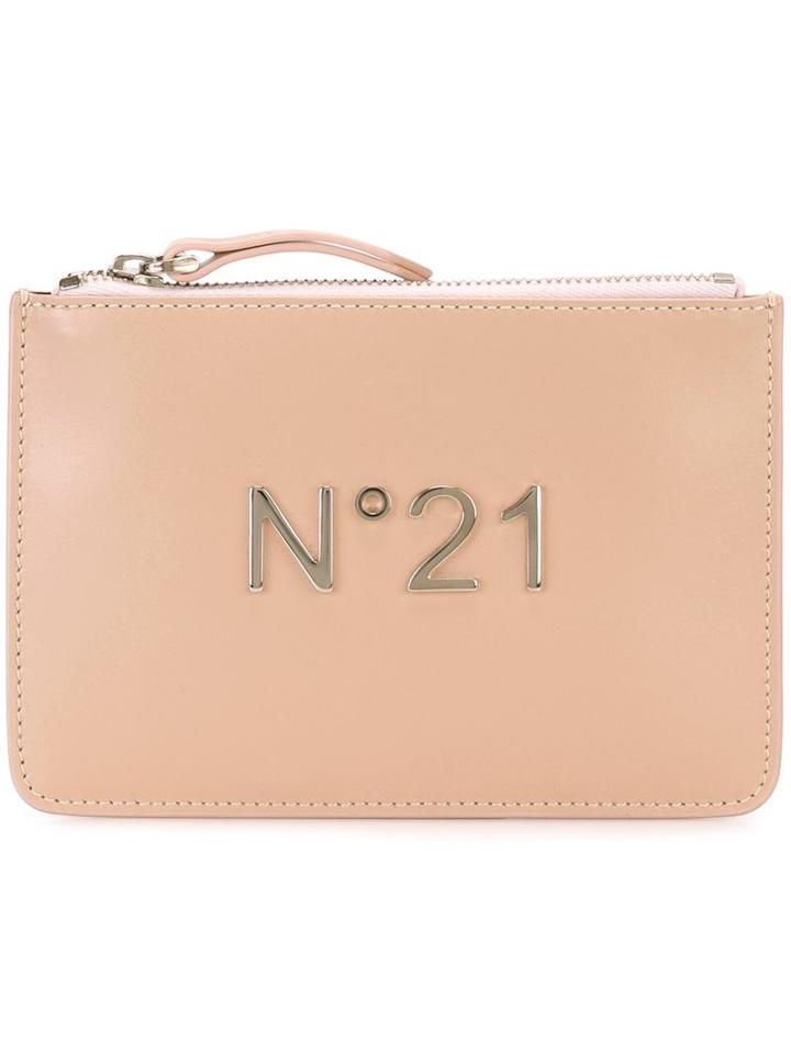 No21 Logo Plaque Clutch