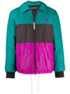 Acne Studios Color-block Padded Jacket - Green