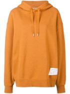 Acne Studios Loose Fit Hooded Sweatshirt - Orange