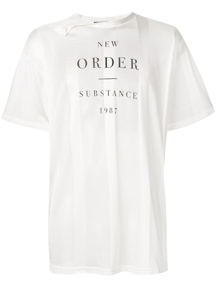 Raf Simons New Order T-shirt - White