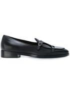 Edhen Milano Classic Monk Shoes - Black