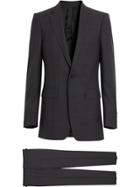 Burberry Slim Fit Prince Of Wales Check Wool Silk Suit - Grey