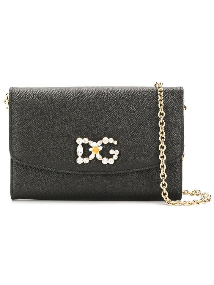 Dolce & Gabbana Dg Flap Clutch - Black