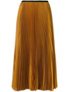 Blanca Pleated Midi Skirt - Gold