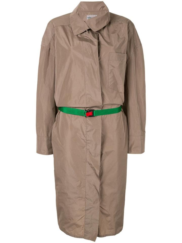 Kolor Trench Dress - Brown