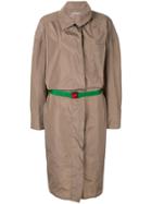 Kolor Trench Dress - Brown