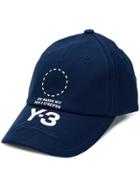 Y-3 Embroidered Cap - Blue