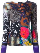 Etro Multi Print Cardigan, Women's, Size: 46, Silk/cashmere
