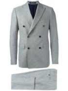 Dinner Two Piece Suit, Men's, Size: 46, Grey, Cupro/virgin Wool