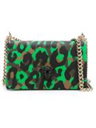Versace Medusa Leopard Crossbody Bag, Women's, Green